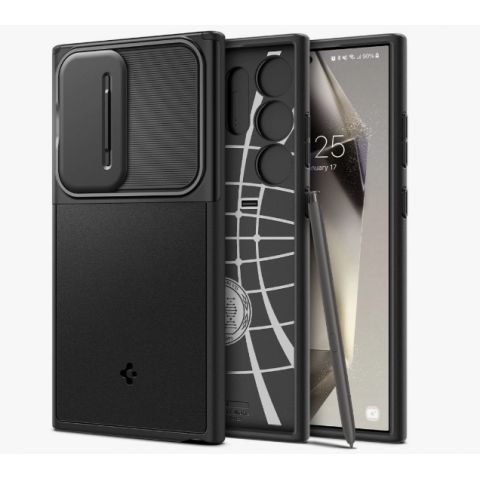 Dėklas guminis Spigen Armon Samsung S928 S24 Ultra (su kameros dangteliu)